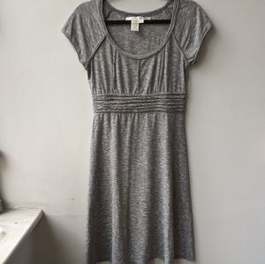Max Studio grey dress with fabric detailing